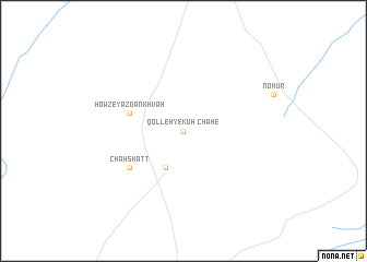 map of Chāh-e Qolleh-ye Kūh